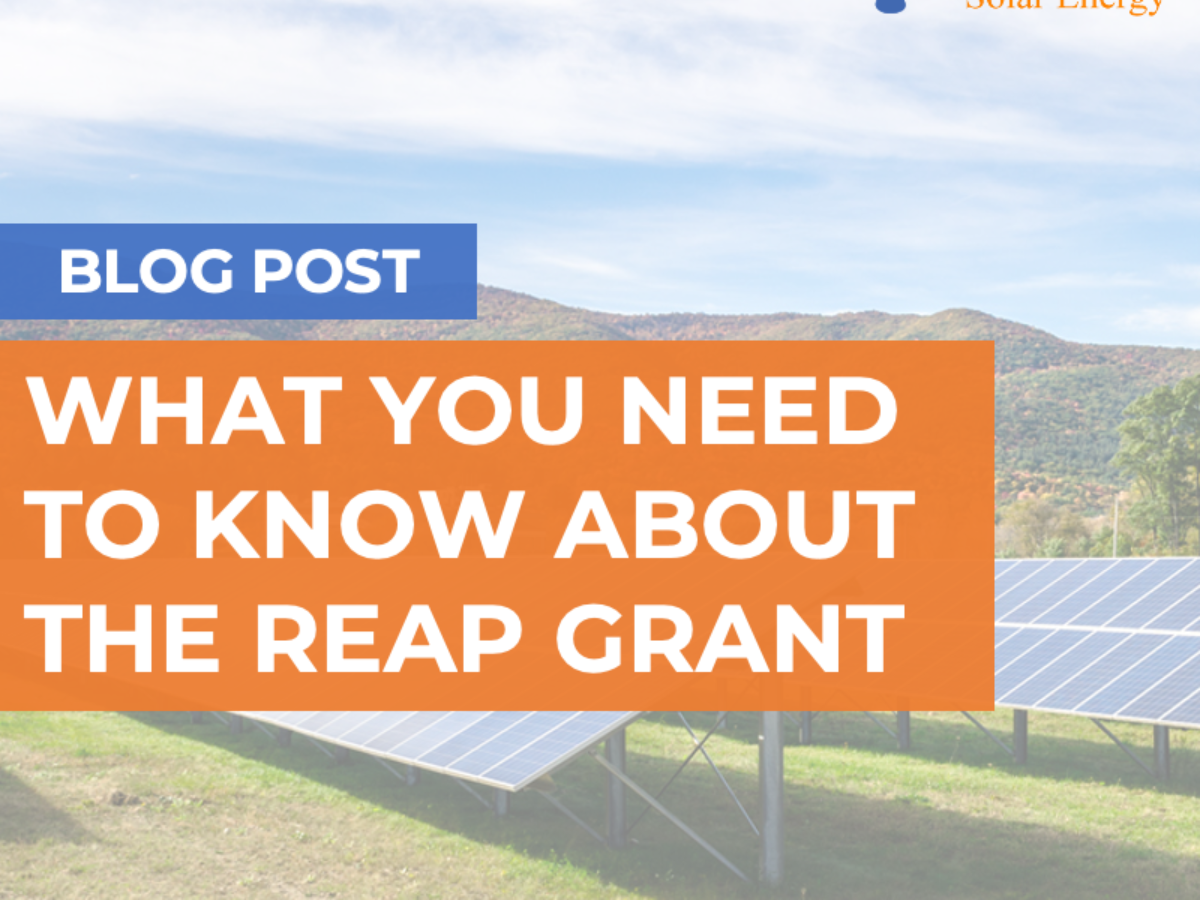 What You Need to Know About the REAP Grant - Genie Solar Energy