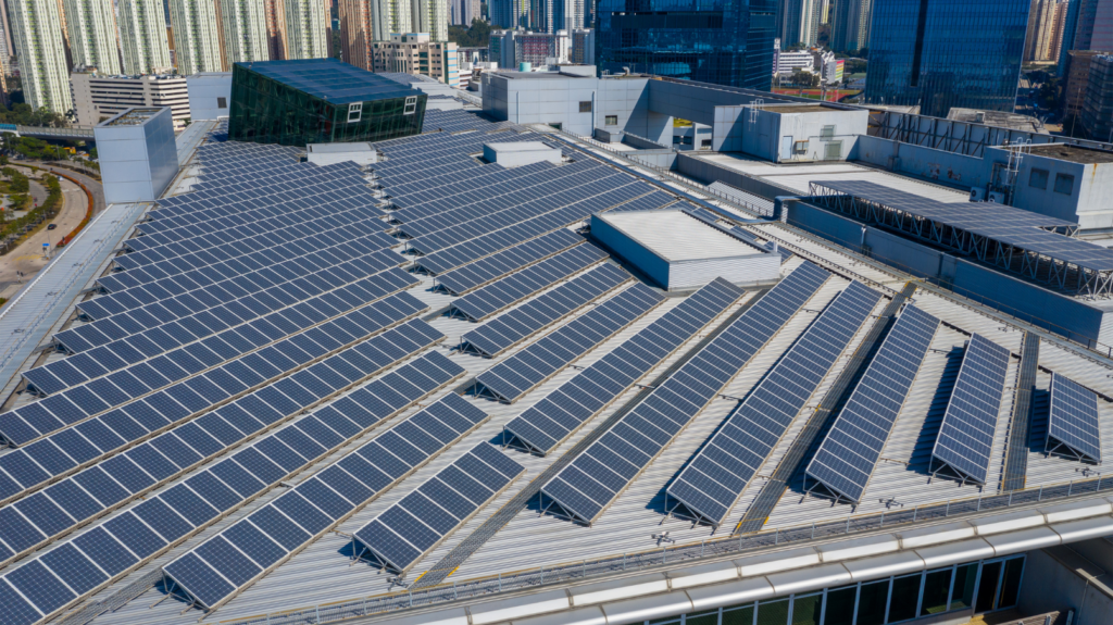 solar-panels-on-commercial-rooftop