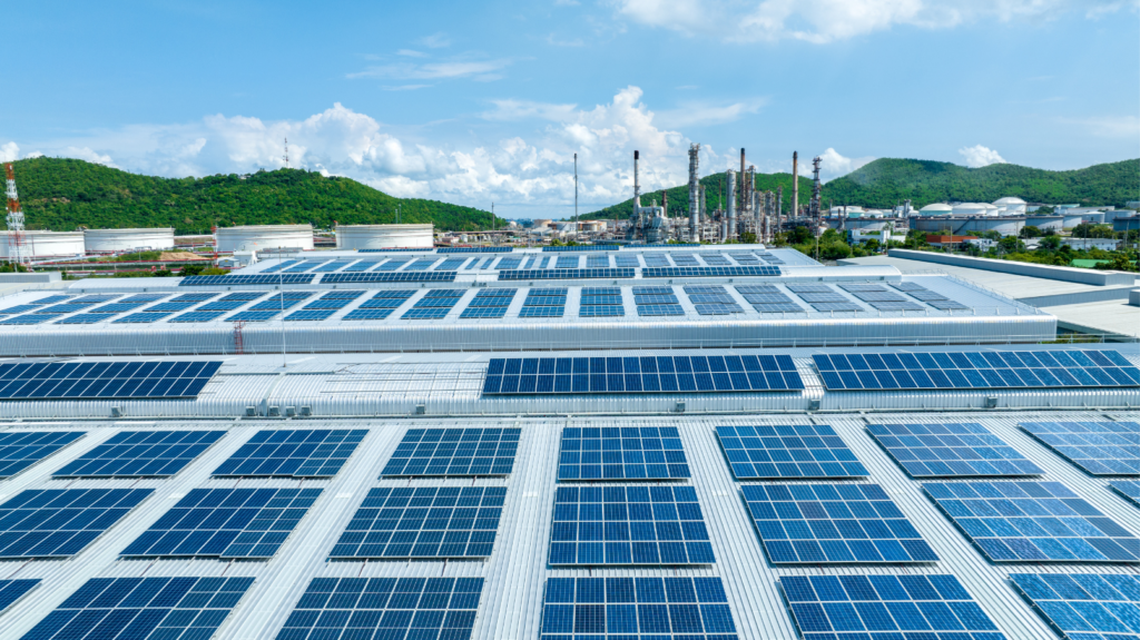 solar-panels-on-industrial-business-rooftop